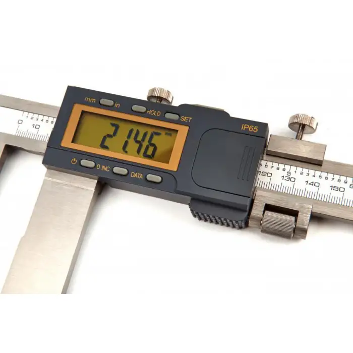 DASQUA 600mm Uzun Çene Dijital Kumpas 2320-1110 | Bilgi Çıkışlı | IP65 Koruma | 0.01mm Hassasiyet