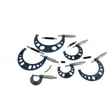 Dasqua 0-150mm 6 Parça Mikrometre Seti 0,01 4111-8215A
