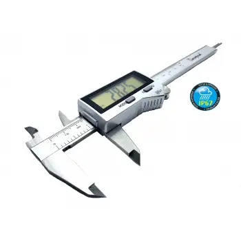 Dasqua 150mm Su ve Toz Geçirmez Dijital Kumpas Büyük Ekran 2610-8105