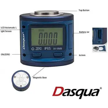 Dasqua Dijital “Z” Sıfırlama Saati 50mm 0,001 IP65 Korumalı