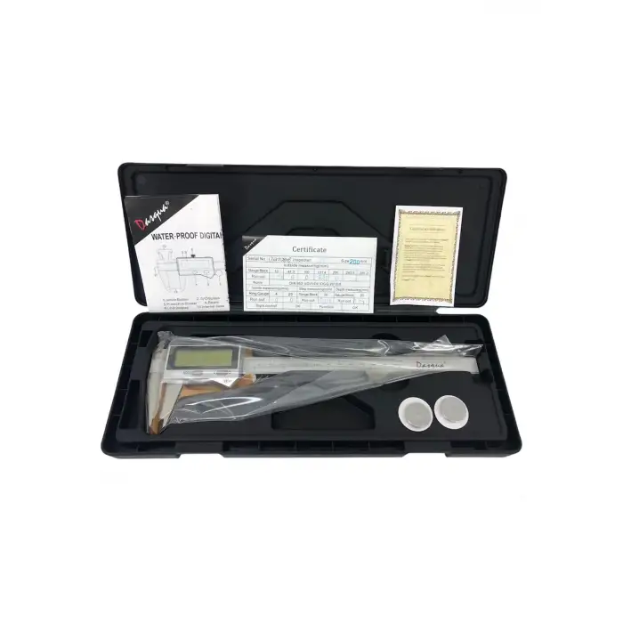 Dasqua 200MM Su Geçirmez Dijital Kumpas Geniş Ekran 2610-8110