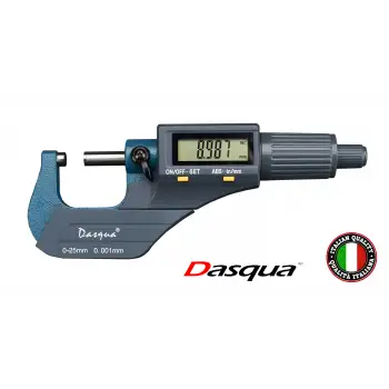 Dasqua Hassas Dijital Mikrometre 0-25mm 4210-2105