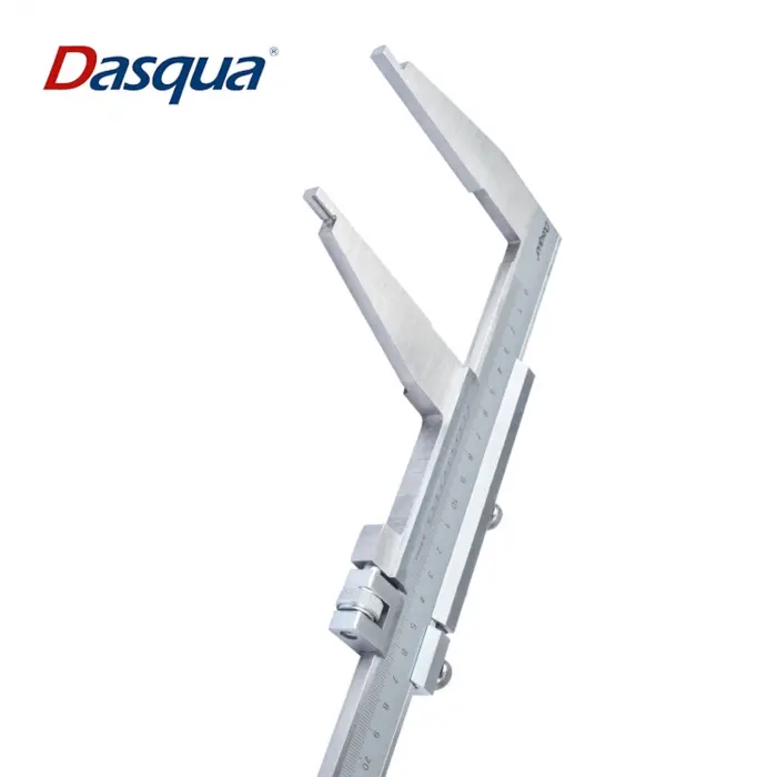 Dasqua 1310-0020 0-1500mm Tek Çene Mekanik Kumpas 0,02 Çene Boyu 150mm