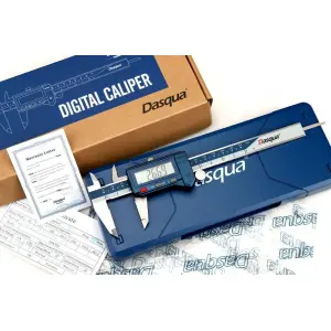 Dasqua 150mm Mavi Lcd Ekran Dijital Kumpas IP54 Korumalı (2000-1005)