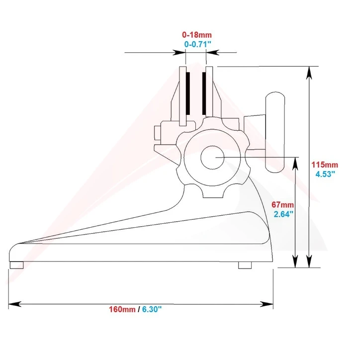 Dasqua 7111-1105 Mikrometre Standı
