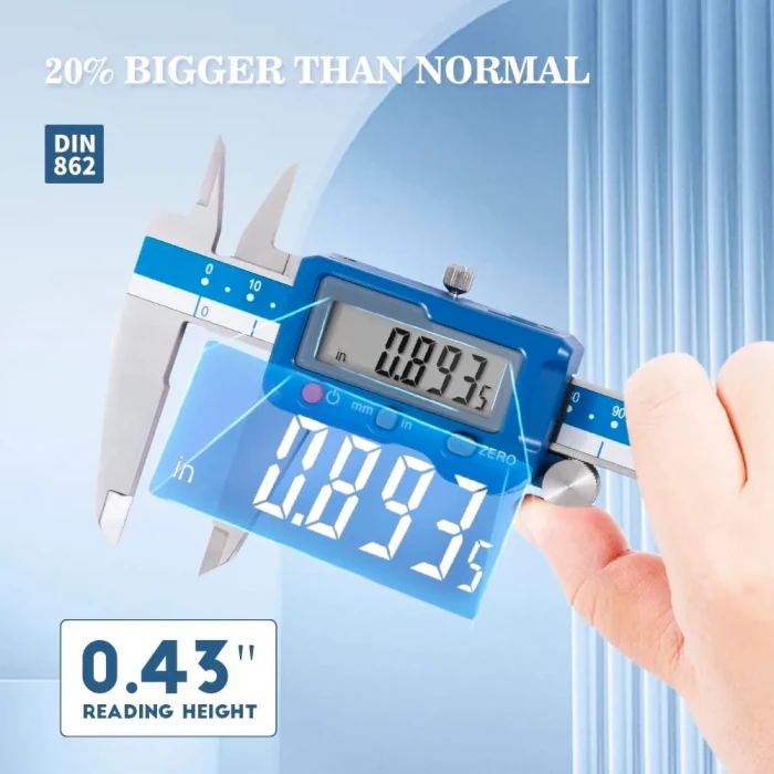 Dasqua 200mm Yeni Seri Dijital Kumpas 0.01mm Hassasiyet – 2000-2010