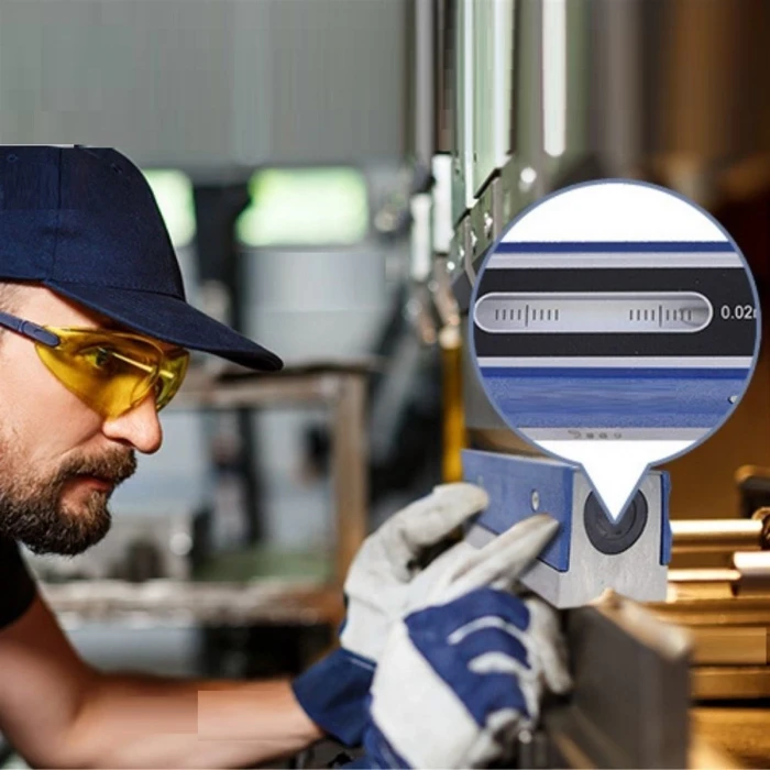 Dasqua 150mm Hassas Düz Makina Su Terazisi 0.02