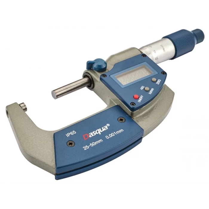 Dasqua 25-50mm Dijital Mikrometre Yağa, Suya, Toza Karşı Korumalı IP65 4410-1110