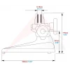 Dasqua 7111-1105 Mikrometre Standı