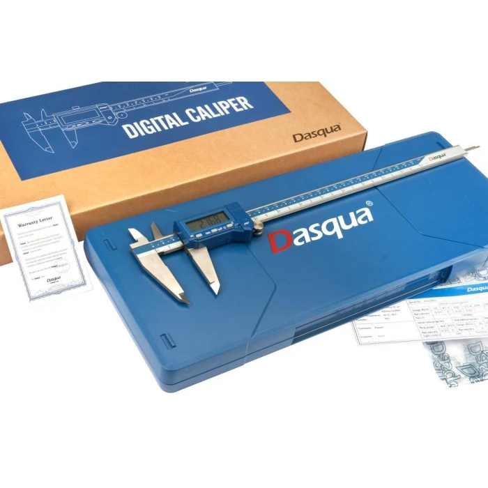 Dasqua 300mm IP67 Dijital Kumpas Yağ, Su, Toz Geçirmez – Yeni Mavi Seri (2015-1015)