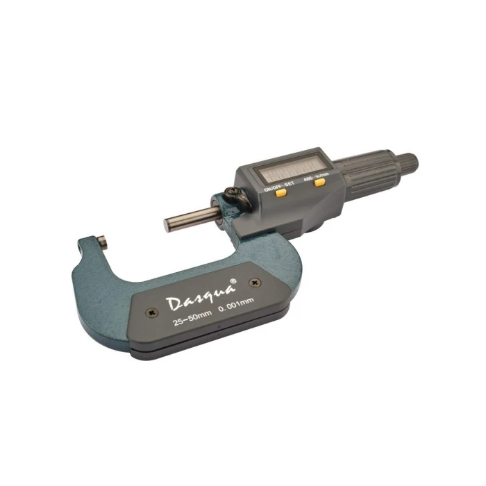 Dasqua  25–50 mm Dijital Dış Çap Mikrometresi | 0,001 mm Hassasiyet (4210-2110)