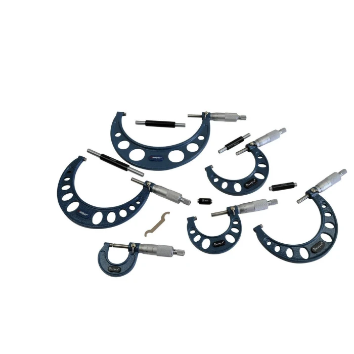 Dasqua 0-150mm 6 Parça Mikrometre Seti 0,01 4111-8215A