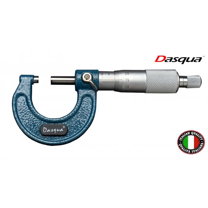 Dasqua 4111-8105A 0-25 Mekanik Mikrometre 0,01 Paslanmaz Mil