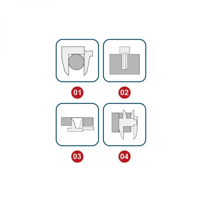 2015-1015 0-300mm YAĞ, SU, TOZ GEÇİRMEZ YENİ MAVİ SERİ DİJİTAL KUMPAS IP67