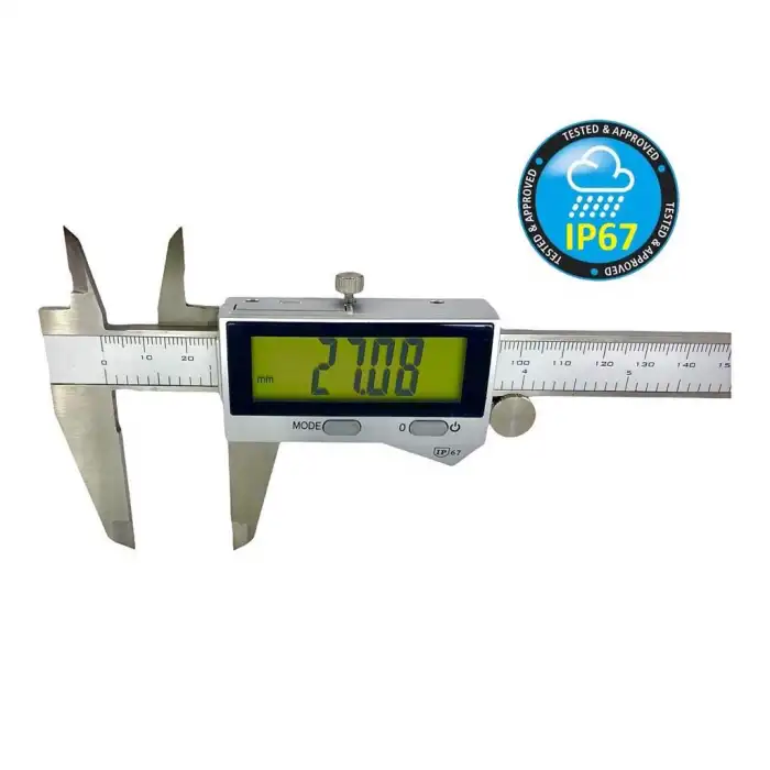 Dasqua 200MM Su Geçirmez Dijital Kumpas Geniş Ekran 2610-8110