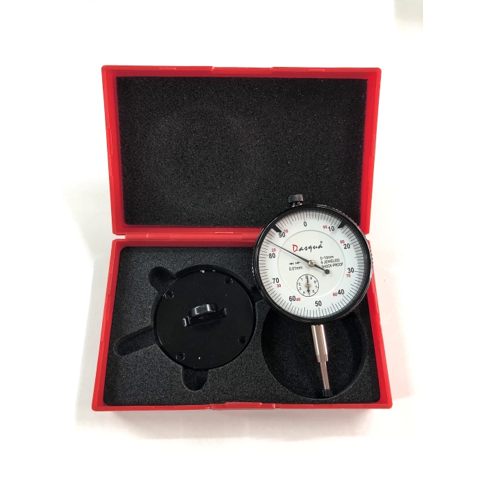 DASQUA KOMPRATÖR SAATİ 0-10mm DARBE DAYANIKLI 0,01 (5121-1205)