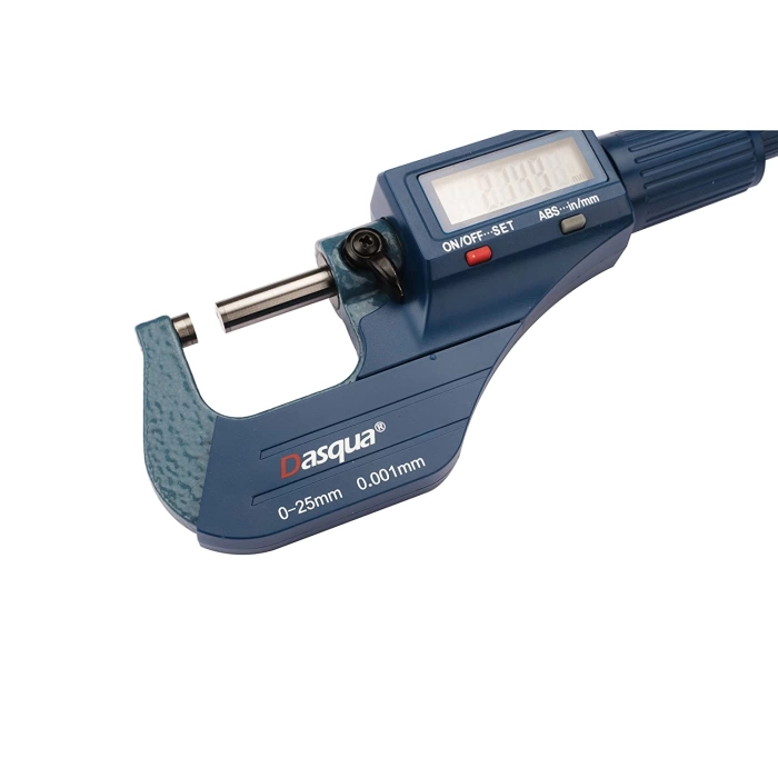 DASQUA 4210-2105 0-25mm DİJİTAL DIŞ ÇAP MİKROMETRE