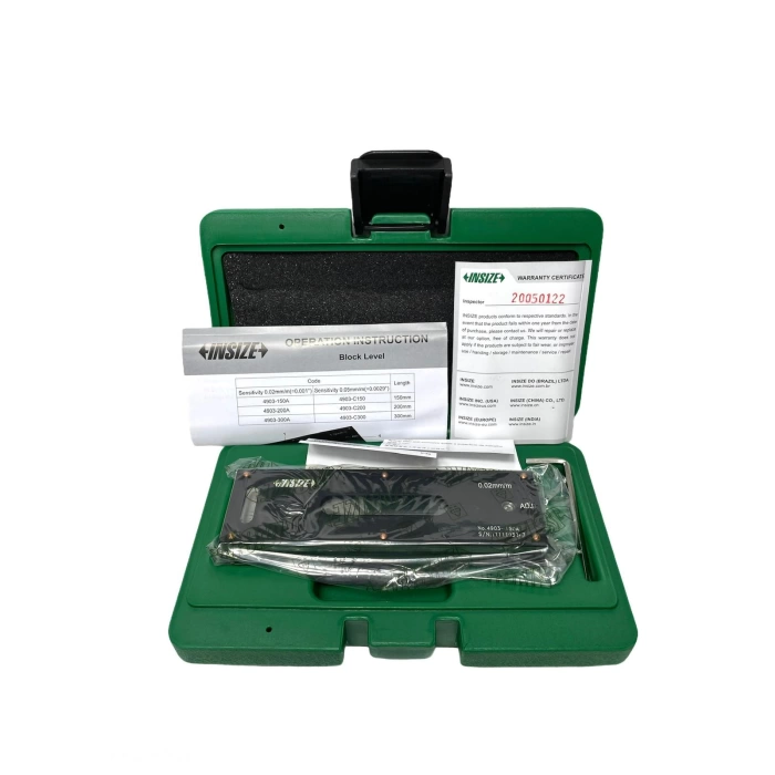 İNSİZE HASSAS MAKİNE SU TERAZİSİ 150MM/0,02 4903