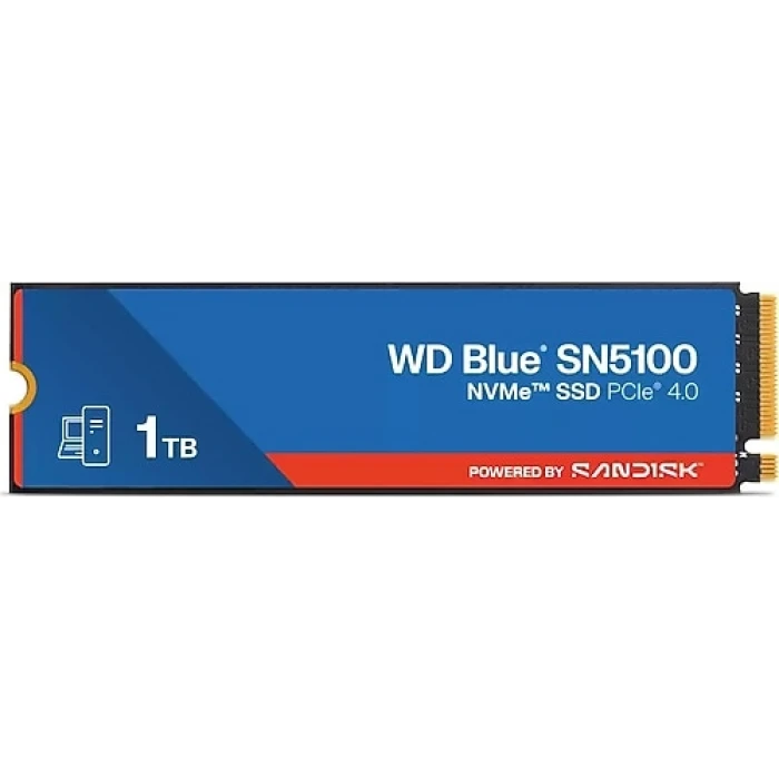 1 TB WD BLUE SN5100 PCI-4.0 7100MB/S 6700MB/S M2 SSD WDS100T5B0E