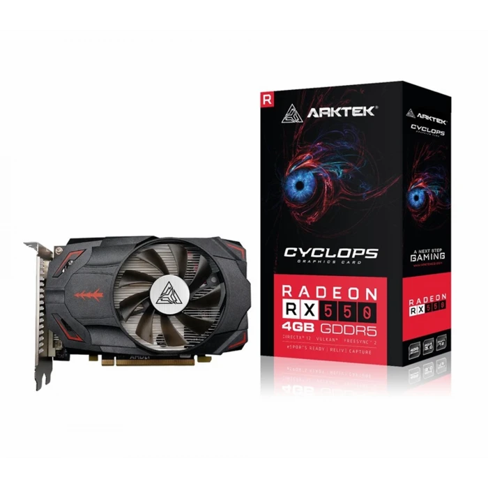 Arktek CYCLOPS RX550 AKR550D5S4GH1 128 Bit GDDR5 4 GB Ekran Kartı