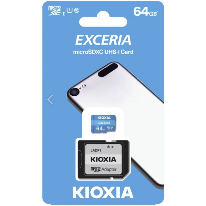 Kioxia EXCERIA 64 GB MICRO SDXC UHS-1 100MB/S  LMEX1L064GG2
