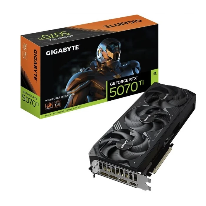GIGABYTE GeForce RTX? 5070 Ti WINDFORCE OC SFF 16G GV-N507TWF3OC-16GD