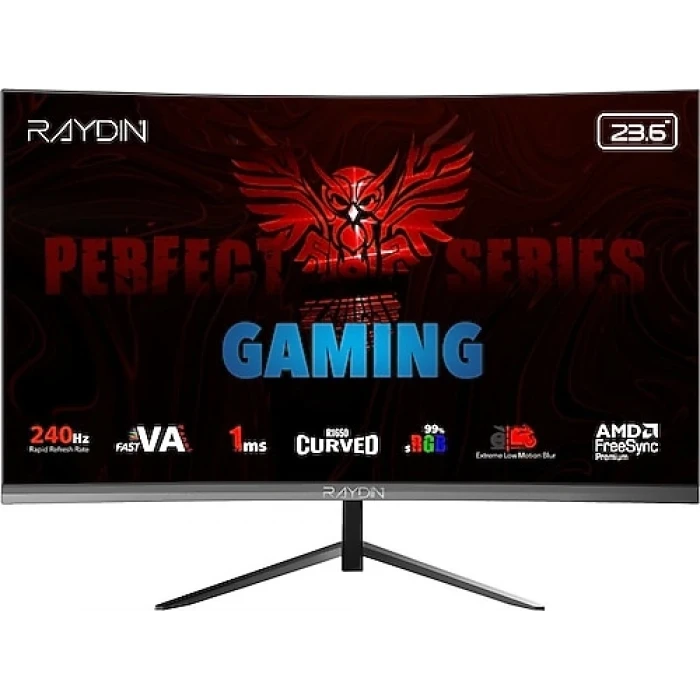 Raydın MM24RFA-240HZ 23.6 1 ms Full HD Curved 240 Hz Oyuncu Monitörü