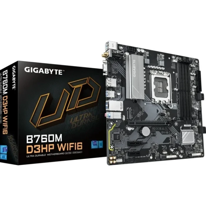 Gigabyte B760M D3HP WIFI6 Intel LGA1700 DDR5 Micro ATX Anakart