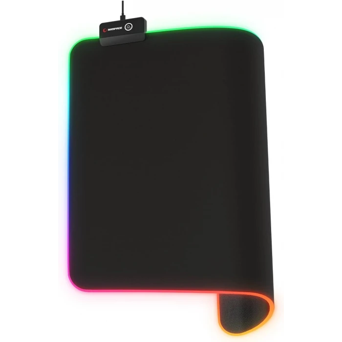 Rampage BLITZ RGB M MP-23 Siyah 252*328*3mm RGB Ledli Gaming Mouse Pad