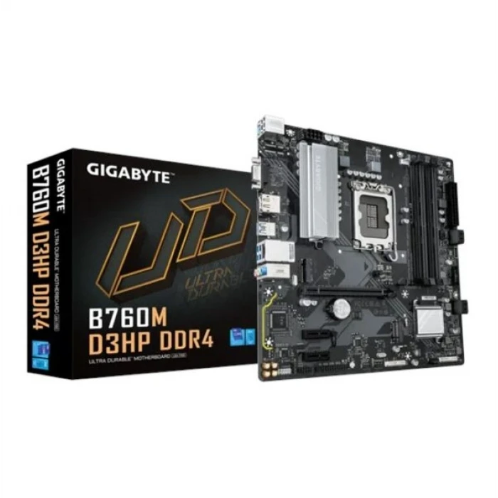 Gigabyte B760M-D3HP-DDR4 Intel LGA1700 DDR4 SES GLAN DP/HDMI/VGA SATA3 USB3.2 mATX