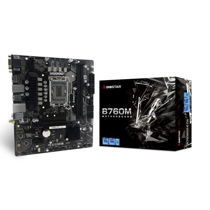 Biostar B760MX2-E D4 Intel LGA1700 DDR4 Micro ATX Anakart