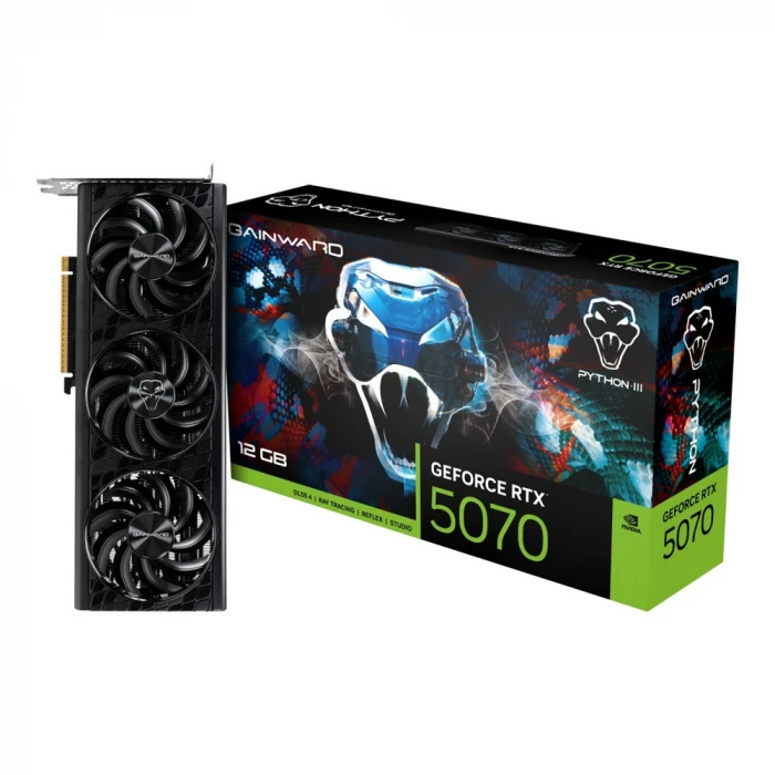 Gainward RTX 5070 Python III NE75070019K9-GB2050T 192 Bit GDDR7 12 GB Ekran Kartı