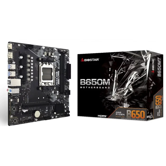 Biostar B650MT AMD AM5 DDR5 Micro ATX Anakart