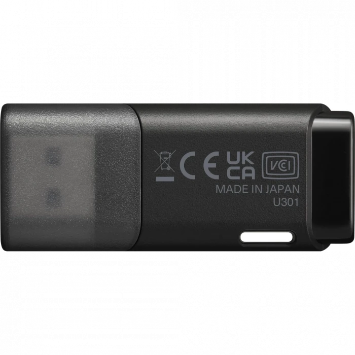 KIOXIA U301K 128GB USB 3.2 Gen1 TransMemory Flash Disk (Siyah)