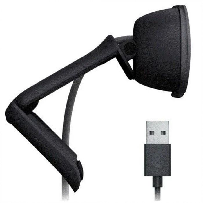 LOGITECH  960-001585, BRIO V-U0072, Full HD Dahili Mikrofonlu, Graphite Webcam