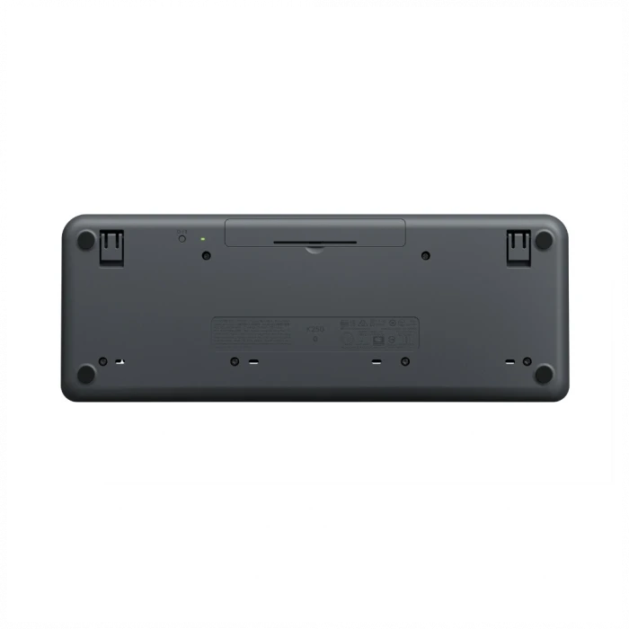 LOGITECH K250, Siyah, 920-013460, Bluetooth, Türkçe Q, Multimedya, Kompakt Klavye
