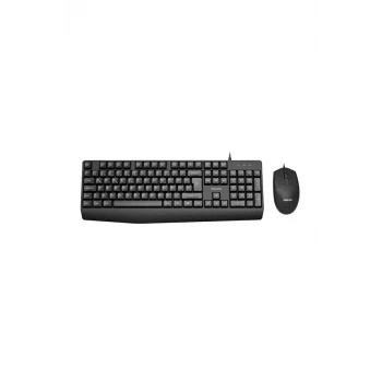 PHILIPS SPT6237B, Siyah, Türkçe Q, USB Kablolu, Klavye Mouse Set