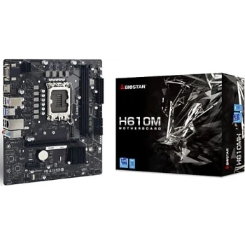 Biostar H610MHP 2.0 Intel 1700p DDR4 3200 HDMI VGA M2 mATX