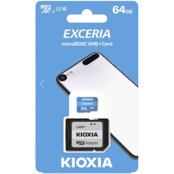 Kioxia EXCERIA 64 GB MICRO SDXC UHS-1 100MB/S  LMEX1L064GG2