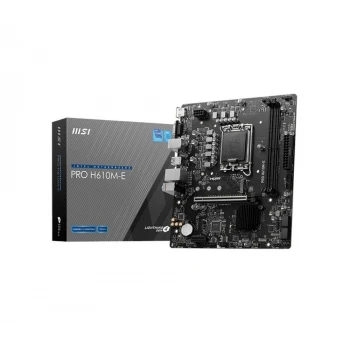 MSI Pro H610M-E Intel LGA1700 DDR5 Micro ATX Anakart