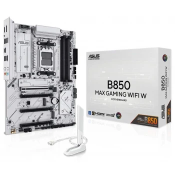 Asus B850 Max Gaming Wi-Fi W AMD AM5 DDR5 ATX Anakart