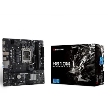 Biostar H610MT-E D5 Intel 1700p DDR5 5600 HDMI DP M2 mATX