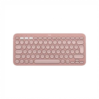 LOGITECH K380S, Pebble Keys 2,  Rose, 920-011861, Bluetooth, Türkçe, Q, Multimedya, Mini Klavye