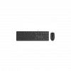 A4 TECH KR-3330S, Siyah, USB Kablolu, Türkçe Q, Multimedya, Klavye Mouse Set