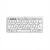 LOGITECH K380S, Pebble Keys 2,  Beyaz, 920-011860, Bluetooth, Türkçe, Q, Multimedya, Mini Klavye
