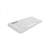 LOGITECH K380S, Pebble Keys 2,  Beyaz, 920-011860, Bluetooth, Türkçe, Q, Multimedya, Mini Klavye