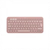 LOGITECH K380S, Pebble Keys 2,  Rose, 920-011861, Bluetooth, Türkçe, Q, Multimedya, Mini Klavye
