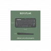 LOGITECH K380S, Pebble Keys 2,  Siyah, 920-011859, Bluetooth, Türkçe, Q, Multimedya, Mini Klavye