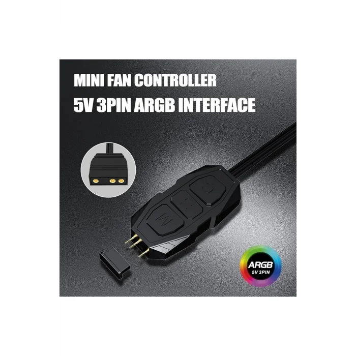 SNT Energy SNT AR-01 ARGB Kontrolcü Controller Denetleyici 5v 3pin SATA Güç Beslemeli 1 Port