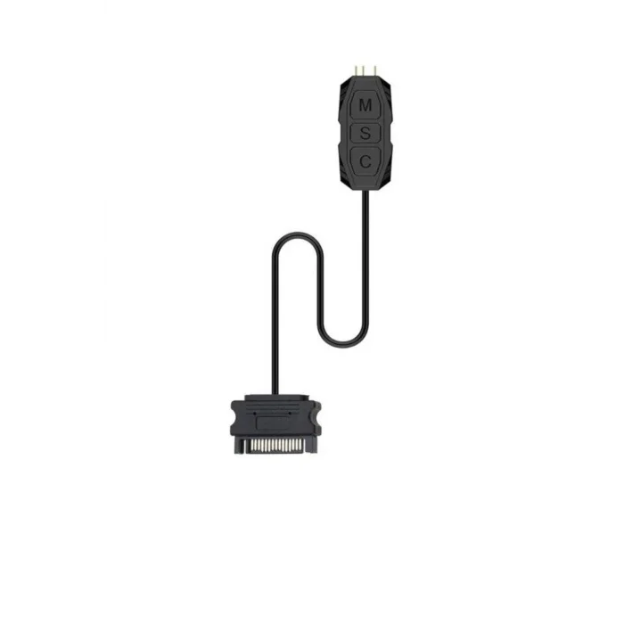 SNT Energy SNT AR-01 ARGB Kontrolcü Controller Denetleyici 5v 3pin SATA Güç Beslemeli 1 Port